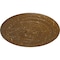 Ekena Millwork Pearl Ceiling Medallion (Fits Canopies up to 1 7/8"), 26 1/4"OD x 1 1/2"P, Smokey Topaz Crackle CM26PESTC - alternate 2